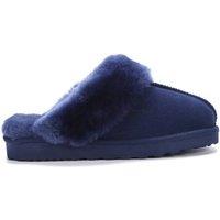 Aus Wooli Australia Sydney Scuff Slippers in Navy | Size: 8