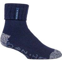 SOCKSHOP Heat Holders Men's 1 Pair Whittaker Lounge Socks in Navy | Size: 6-11