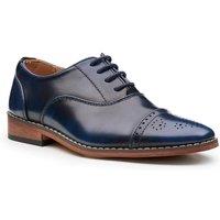 Roco Men's Oxford - Navy Brogue Wedding Shoes | Size: 6