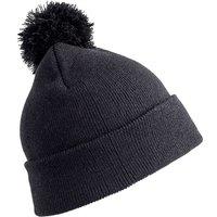 Result Men's Core Pom Pom Beanie in Black