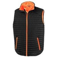 Result Men's Contrast Mid Blue Gilet in Jet Black | Size: Large
