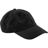 Beechfield Men's Cotton Baseball Cap in Black