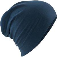 Beechfield Men's Hemsedal Cotton Slouch Beanie in Navy