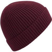 Beechfield Men's Rib Knit Beanie in Burgundy
