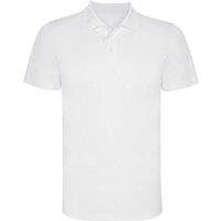 ROLY Men's Monzha Short-Sleeved Polo Shirt in White | Size: 2XL