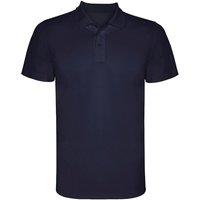 ROLY Men's Monzha Short-Sleeved Polo Shirt in Navy | Size: Small