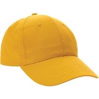 XD Design Men's Impact AWARE 6 Panel Cotton Cap in Yellow