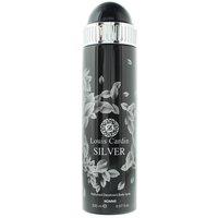 Louis Cardin Men's Silver Deodorant Spray 200ml in Grey