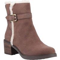 TOMS Women's Hailey Buckle Ankle Boot in Brown | Size: 4