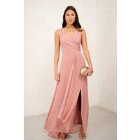 TFNC London Women's Yida Dusky Pink Maxi Dress | Size: 10