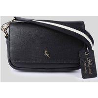 Ashwood Leather Women's 'Eleganza Milano' Real Leather Flapover Crossbody Bag in Black