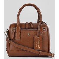 Ashwood Leather Women's 'Moda Siciliana' Real Leather Tote Crossbody Bag in Tan