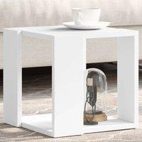 Berkfield Home Coffee Table White 32x32x30 cm Engineered Wood | Size: 32 x 32 x 30 cm