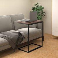 Berkfield Home Side Table Black 55x35x66 cm Engineered Wood | Size: 55 x 35 x 66 cm