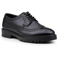 Roco Men's Leyton - Black Chunky Brogue Shoes | Size: 1
