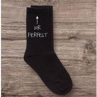 60 SECOND MAKEOVER Men's Mr Perfect Black Calf Socks