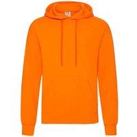 Fruit of the Loom Men's Classic Hooded Sweatshirt in Orange | Size: 2XL