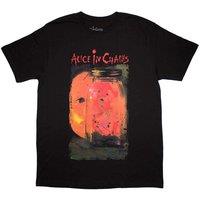 Alice In Chains Men's Jar Of Flies T-Shirt in Black | Size: 2XL