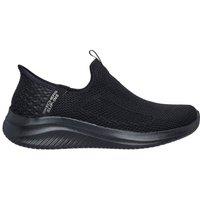 Skechers Women's Ultra Flex 3.0 Stretch Knit Slip-ins Black | Size: 6