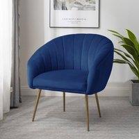 Artemis Home Helena Accent Chair in Dark Blue | Size: Armchair