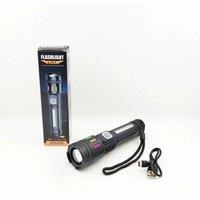SPETLEK 1/2X Super Bright Powerful LED Flashlight Torch in Black | Size: Double
