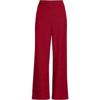 Lands' End Women's Lightweight Pull On Trousers in Dark Red | Size: 16