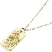 Harfi Women's Dainty Daisy Flower Gold Plated Charm Necklace | Size: 18 inches