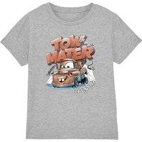 Disney Boy's Cars Tow Mater Screech Kids T-Shirt in Grey | Size: 5-6 Years