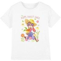 Disney Girl's Zootopia Judy Hopps Flower Garden Rabbit Kids T-Shirt in White | Size: 7-8 Years