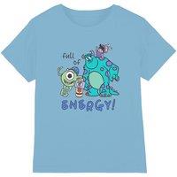Disney Boy's Collection Mike & Sully Full Of Energy Kids T-Shirt in Blue | Size: 5-6 Years