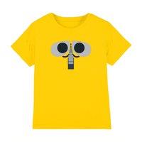 Disney Walle Face Kids T-Shirt, Yellow | Size: 3-4 Years