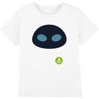 Disney Walle Eve Face Kids T-Shirt, White | Size: 5-6 Years