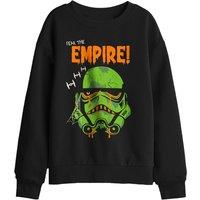 Star Wars Zombie Stormtrooper Kids Sweatshirt, Black | Size: 7-8 Years