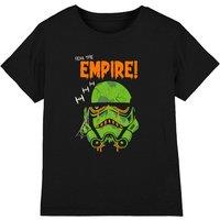 Star Wars Zombie Stormtrooper Kids T-Shirt, Black | Size: 9-11 Years