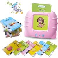 Dyzi Interactive Learning Cards for Toddlers 2-6: 224 Preschool Flashcards in Pink