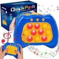 Alivio Quick Push Game Toys, Pop Game Sensory Fidget Toys, Puzzle Game - Bubble Game for Kids in Blue