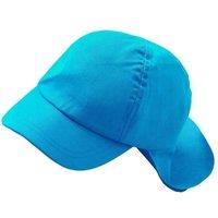 Hats Hats Hats Plain Legionnaire Cap in Mid Blue | Size: 3-6 Years