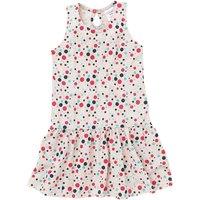 Cozy n Dozy Girl's Sleeveless Drop Waist Summer Dress in Light Beige | Size: 4-5 Years