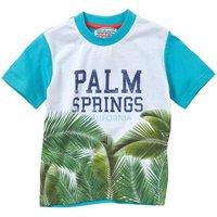 Bedlam Boy's Palm Springs Short Sleeve T-shirt in White | Size: 4-5 Years