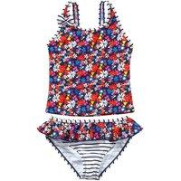 H2O Girl's Ditsy Floral Tankini Swim Set in Navy | Size: 2-3 Years