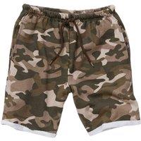 Bedlam Boy's Longer Length Sweat Shorts in Khaki | Size: 11-12 Years