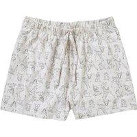 Cozy n Dozy Girl's Printed Pyjama Sleep Shorts in Light Grey | Size: 7-8 Years