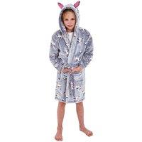 Cozy n Dozy Glow In The Dark Unicorn Dressing Gown in Lilac | Size: 2-3 Years