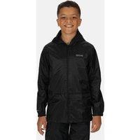 Regatta Stormbreak Waterproof Shell Jacket in Jet Black | Size: 3-4 Years