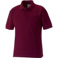 Jerzees Schoolwear Jerzees Schoolgear 65 35 Pique Polo Shirt in Burgundy | Size: 9-10 Years