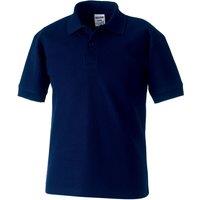 Jerzees Schoolwear Jerzees Schoolgear 65 35 Pique Polo Shirt in Navy | Size: 9-10 Years