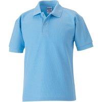 Jerzees Schoolwear Jerzees Schoolgear 65 35 Pique Polo Shirt in Blue | Size: 9-10 Years