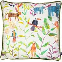Prestigious Textiles Hide & Seek Exotic Jungle Kids Cushion in Pink | Size: 43 cm x 43 cm