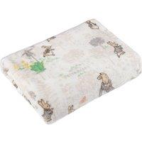 Peter Rabbit Classic Kids Printed Fleece Throw in Natural