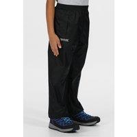 Regatta Pack It Waterproof Overtrousers in Black | Size: 3-4 Years